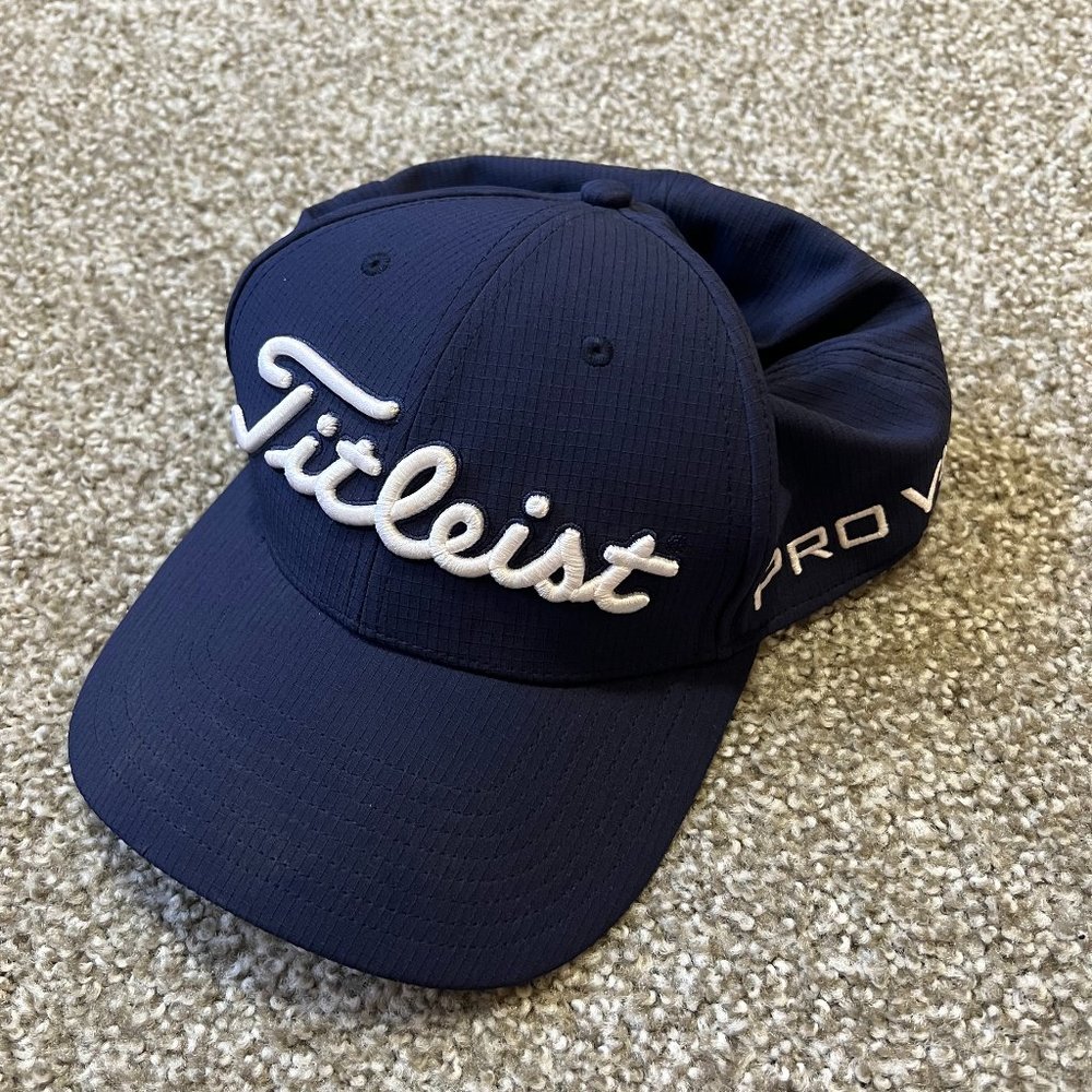 Titleist Pro V1 FJ Foot Joy Blue Fitted Golf Hand Men's L XL